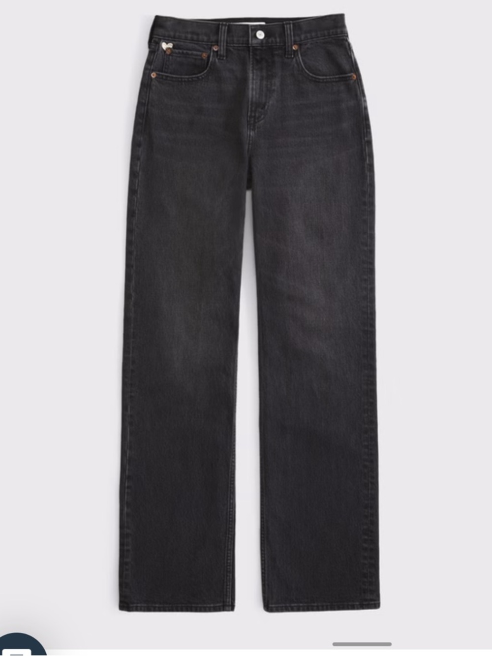 Curve Love 90s High Rise Abercrombie Embroidered Denim - NWT